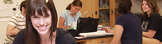 Students in the classroom.